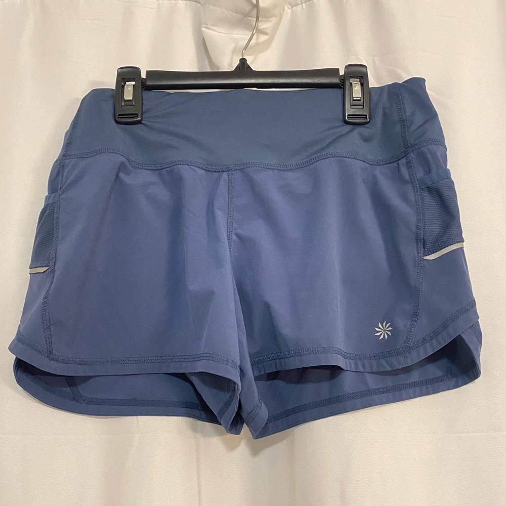 Athleta grey/navy shorts